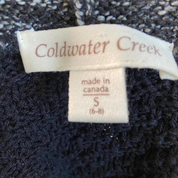 Coldwater Creek Cowl Neck Short Sleeved Sweater - Picture 6 of 6